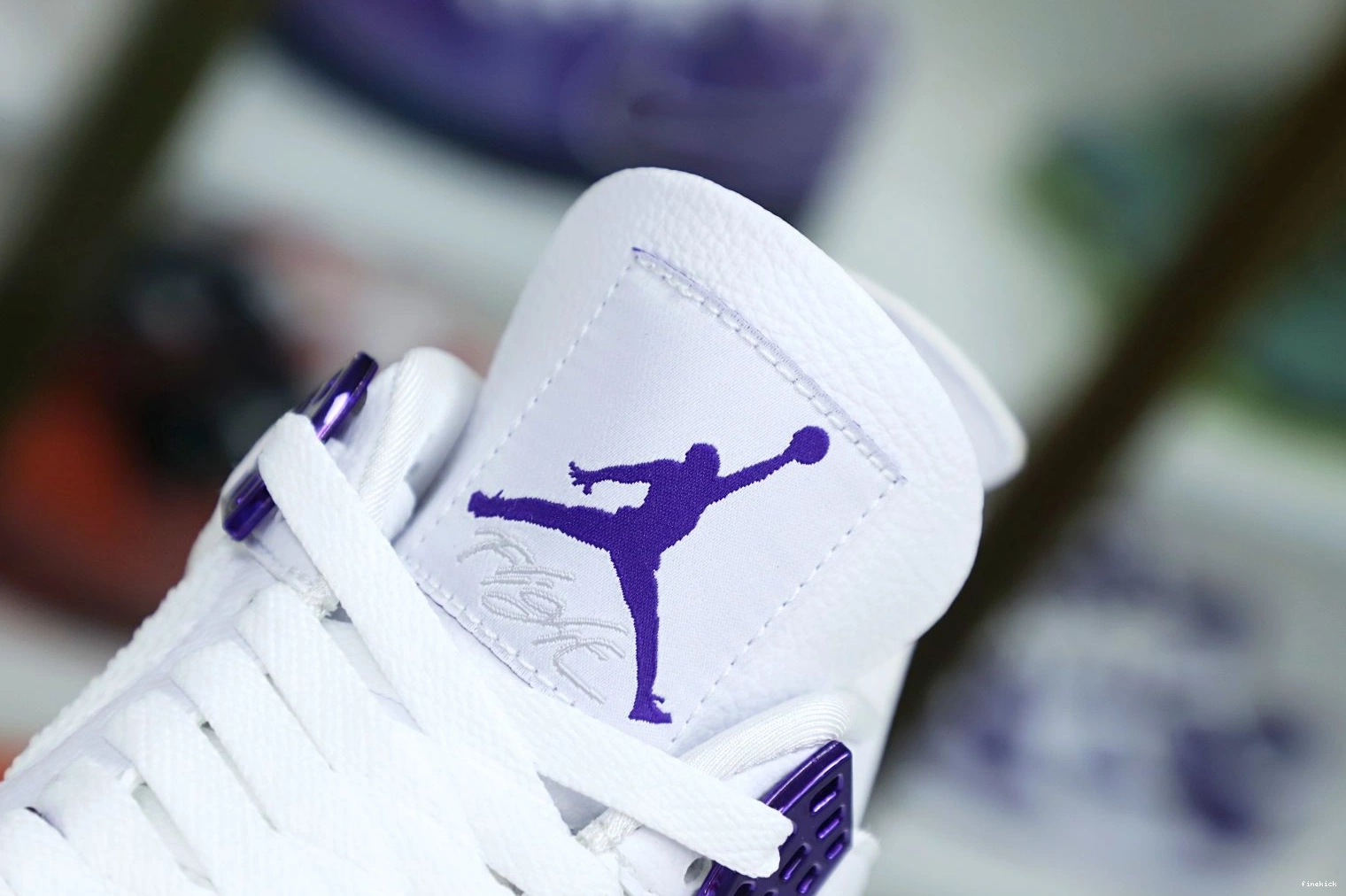 METALLIC 4 AIR JORDAN PURPLE 0807